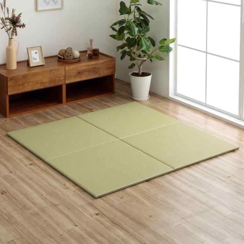 イケヒコ ラグ 置き畳 単品 ミーサ U畳 約70×70×2cm 日本製 lino-select-10048553 LINO select楽天市場店 サンプル画像2