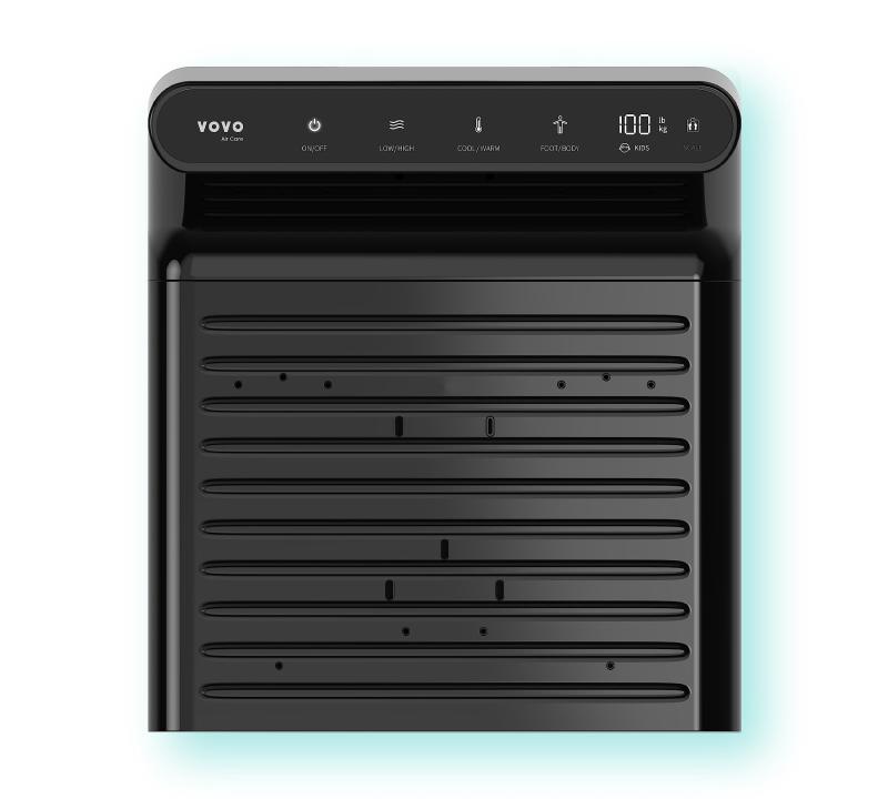 乐天商城 - VOVO STYLEMENT BD-7700 ボディ&フットドライヤー、温度&風量調節ドライヤー、直感的なディスプレイ、防水衛生足場