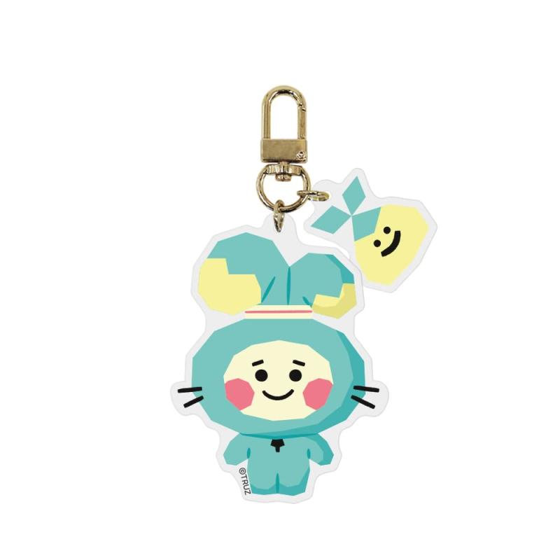 Rakuten - ソロモン商事 TRUZ アクリルキーリング ACRYLIC KEYRING (YE-DEE イェディー) TRUZ-AKR-YD アクリルキーホルダー アクキー キーリング