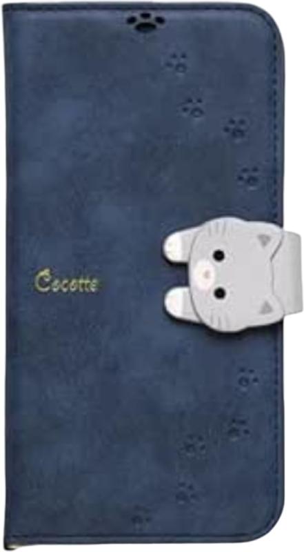 乐天商城 - NATURALdesign iPhone 15 / 14 / 13 ケース 兼用 手帳型 猫 ストラップ付 Cocotte