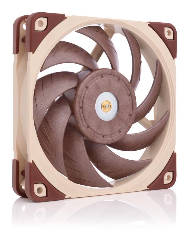 Lenovo - Noctua NF-A12x25 LS-PWM, プレミアム 静音 ファン, 4-Pin接続 (120mm, ブラウン)