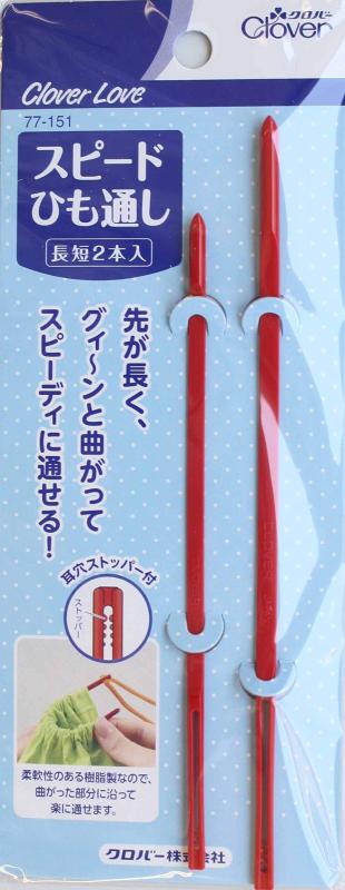クロバーラブ スピード紐通し商品サイズ (幅×奥行×高さ) :79mm×6mm×190mm原産国:日本内容量:1個材質:ポリアミド