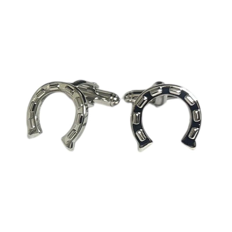 Rakuten - 鎌倉カフス工房 馬蹄シルバー・カフス（カフスボタン） ah040
