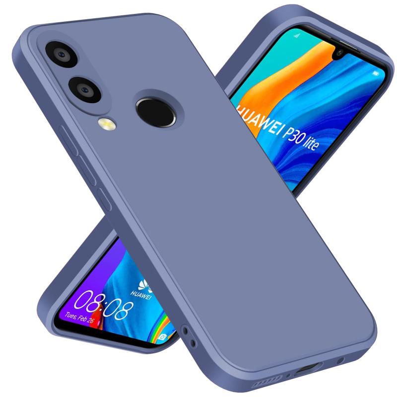 Rakuten - Huawei P20 Lite ケース シリコンケース TPU 耐衝撃 ソフト 薄型 ファーウェイ P20 ライト ケース 携帯カバー 全面保護 カメラ保護 柔らかい殻 黄変防止 軽量 ストラップホール付き 一体型 保護カ