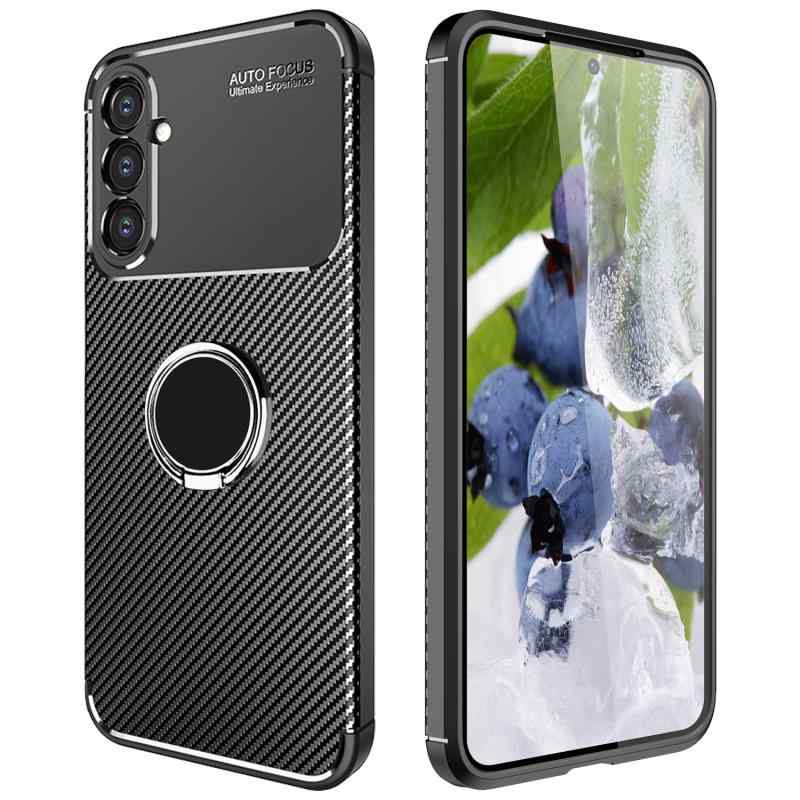 Rakuten - Galaxy S23 ケース リング付き TPU 耐衝撃 Galaxy s23 衝撃吸収 傷防止 カメラ保護 車載ホルダー対応 指紋防止 散熱加工の超薄型 おしゃれ ギャラクシーS23 ケース ブラック