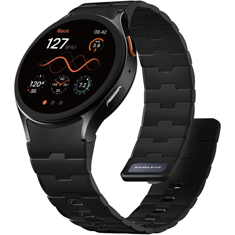 Rakuten - [] Galaxy watch 7 バンド - マグネット式 Samsung用 6/5/4 44mm 40mm/ FE/6 Classic 47mm 43mm/5 Pro 45mm/4 Classic対応 N54磁石 通気性 超軽量 2色デザイン