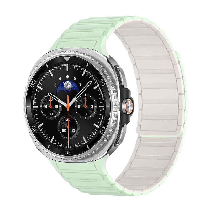 Rakuten - [] バンド Samsung Galaxy Watch 8 40mm 44mm対応、 Samsung Galaxy Watch 8 Classic 46mm用 シリコン磁気交換ストラップ