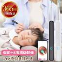 【1年保証&送料無料】耳かき カメラ カメラ付き 800万画素 温度制御 充電式 イヤースコープ ライト LEDライト 耳掻き お年寄り 子供
