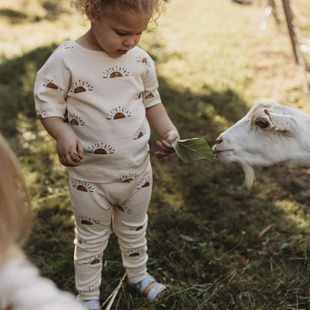 Ziwibaby オーガニックコットン ベビー服 パンツ 海外服 レギンス オーガニック プレゼント 出産祝い ベビー キッズ 赤ちゃん かわいい おしゃれ セットアップ 女の子 男の子 海外子供服 海外こども服 送料無料 3