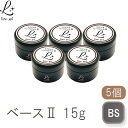 ベースジェル2 ベースコート ジェルネイル 国産 化粧品登録 フィルイン対応 5個セット 大容量 15g 透明感 UV LED対応 ネイル用品 プロ