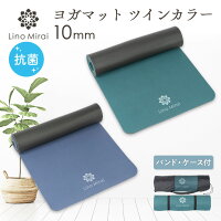 【訳あり】ヨガマット 10mm エコ素材 PER ケース付 厚手 ピラティスマット 筋トレ エクササイズ ヨガ ストレッチ トレーニング ダイエット ストレッチマット エクササイズマット 軽量 幅広 大判 極厚 柔らかい おしゃれ かわいい 抗菌 トレーニングマット