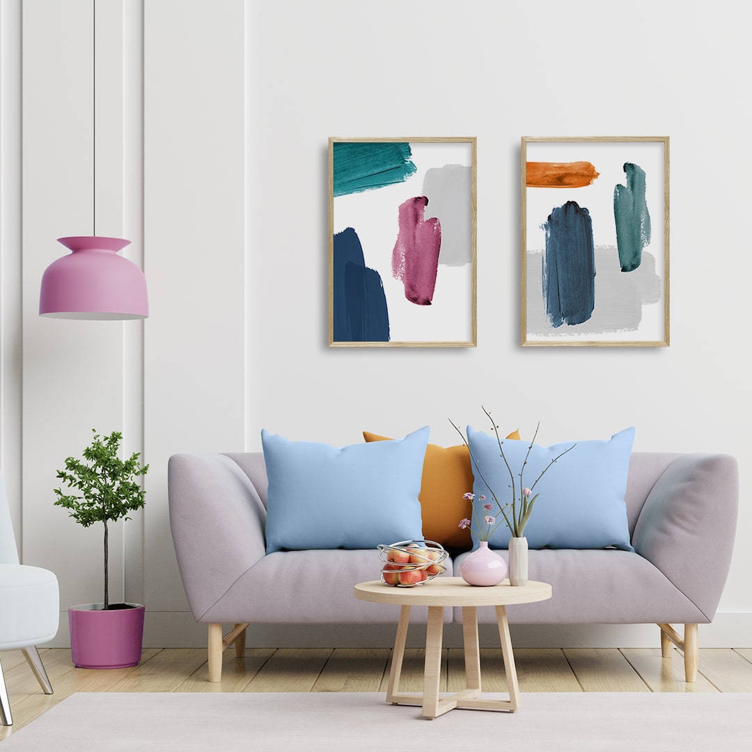 【5%0FFクーポン】モダン アートポスター 選べるサイズ A4 A3 A2 A1 北欧 高品質印刷 LINSL / 0213 日本製 【 アートパネル アートボード 北欧モダン おしゃれ アート ポスター 韓国 インテリア 雑貨 玄関 寝室 壁掛け 抽象画 リンスル 】 3