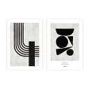 【クーポン対象】a0065 / a0188 組合せで悩まない アート 2枚 セット 選べる サイズ フレーム ポスター 高級紙 ・ 高品質印刷 日本製 LINSL【 北欧 モダン おしゃれ アートポスター ポスターフレーム 韓国 インテリア 雑貨 パネル 玄関 寝室 壁掛け リンスル 】set_a2_006