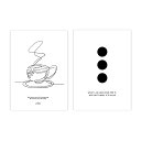 【クーポン対象】a0123 / 0083 組合せで悩まない アート 2枚 セット 選べる サイズ フレーム ポスター 高級紙 ・ 高品質印刷 日本製 LINSL【 北欧 モダン おしゃれ アートポスター ポスターフレーム 韓国 インテリア 雑貨 パネル 玄関 寝室 壁掛け リンスル 】set_a2_017