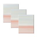 【最大15%OFF★P2倍】アートパネル 北欧 3枚組 F3 F6 高品質印刷 ・ LINSL【 玄関 寝室 おしゃれ 韓国 インテリア グラデーション 北欧雑貨 キャンバスアート ピンク モダン ファブリックアート アート 壁掛け 送料無料 リンスル 】set_c3_004