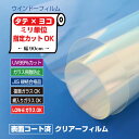 HD05特注 ぴったりカットミリ単位オーダーカットガラスの飛散防止フィルム UV99%カットクリアタイプ スリキズ防止処理済 JIS規格合格品 HD05 日本製...