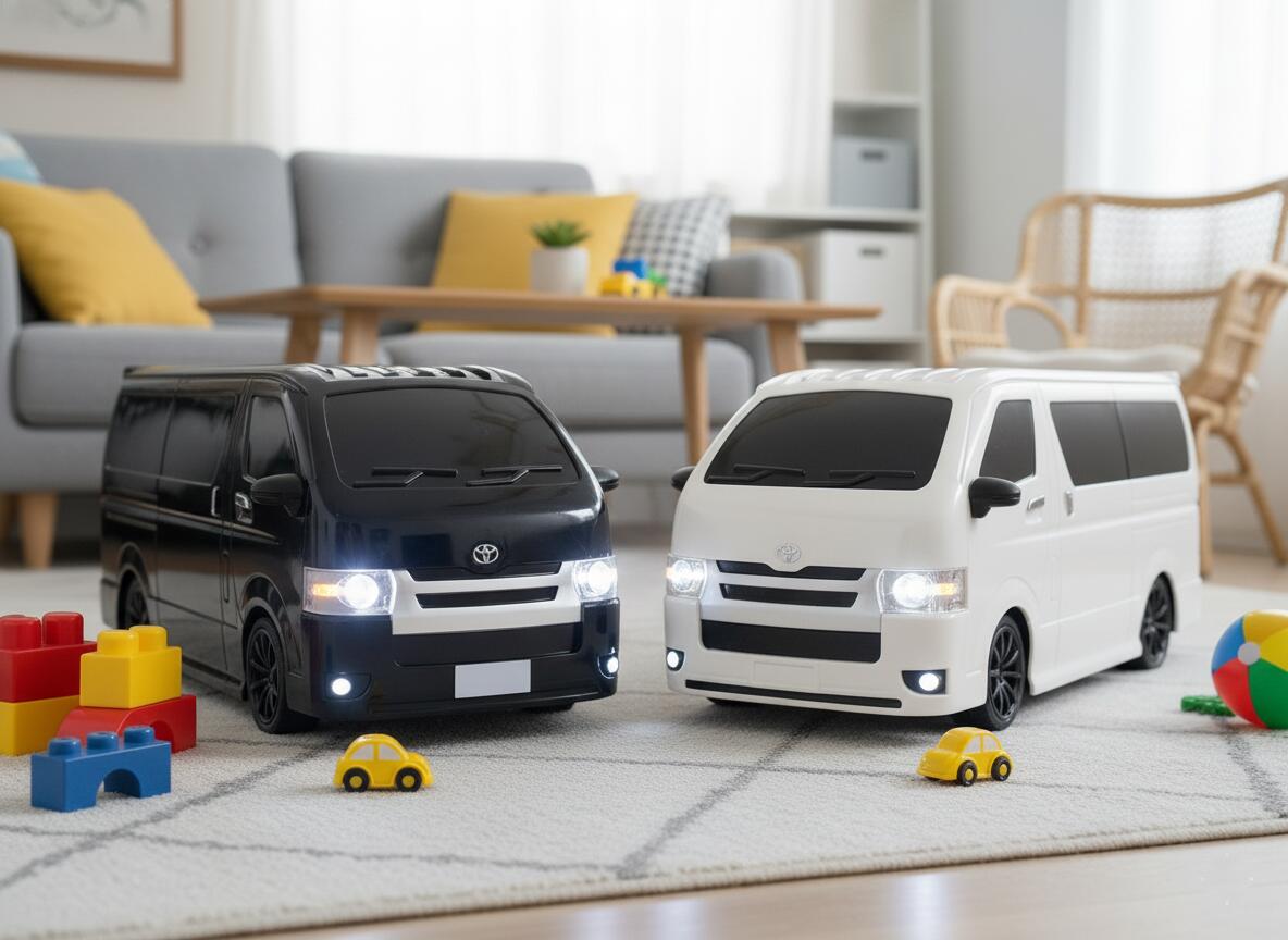 Toyota HIACE R/C (White/Black)　トヨタ自動車株式会社 正規ライセンス商品 ラジコン 車 子供 プレゼント クリスマス