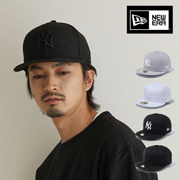 ニューエラ キャップ 白 59fifty ニューエラー ニューヨーク ヤンキース 黒 ブラック くろ グレー ホワイト 白 newera new era メンズ レディース 大きいサイズ 小さいサイズ 帽子