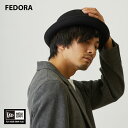 ニューエラ ハット The Fedora フェドラ フェルトハット ウール ブラック 黒 メンズ レディース 男 女 中折れ帽 秋 冬 ニューエラー new era