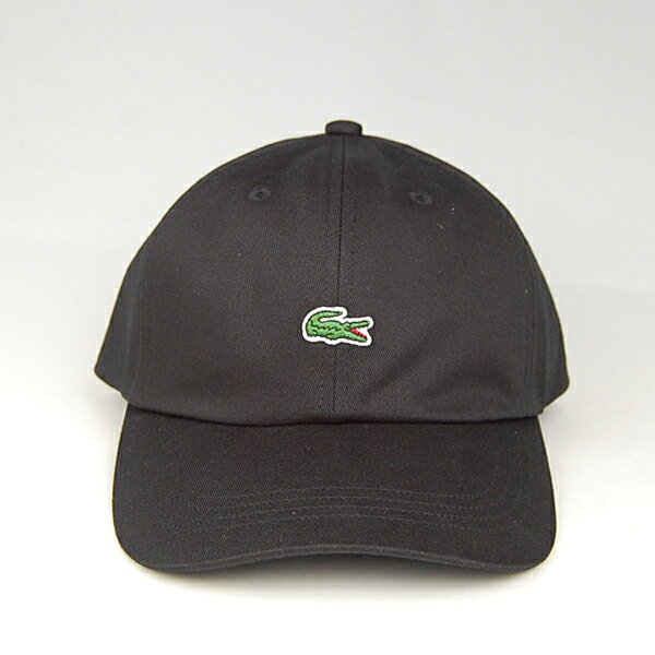 ラコステ ワンポイント ワニ ロゴ キャップ L1279 LACOSTE 黒 ブラック 紺 ネイビー