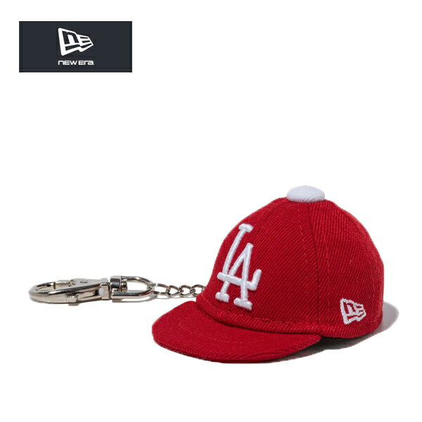 ニューエラ キャップキーホルダー ロサンゼルス・ドジャース Happy Holidays スカーレット レッド 赤 L..