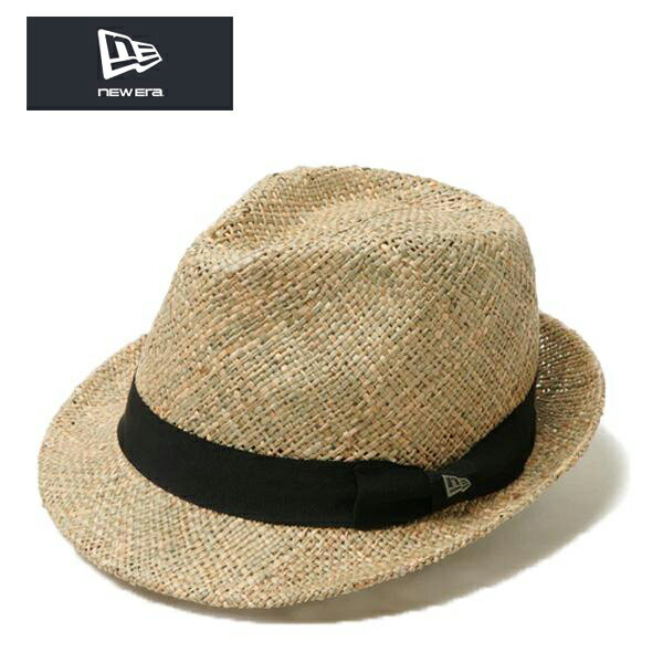 ニューエラ 麦わら帽子 春 夏 中折れ帽 トリルビー シーグラス new era