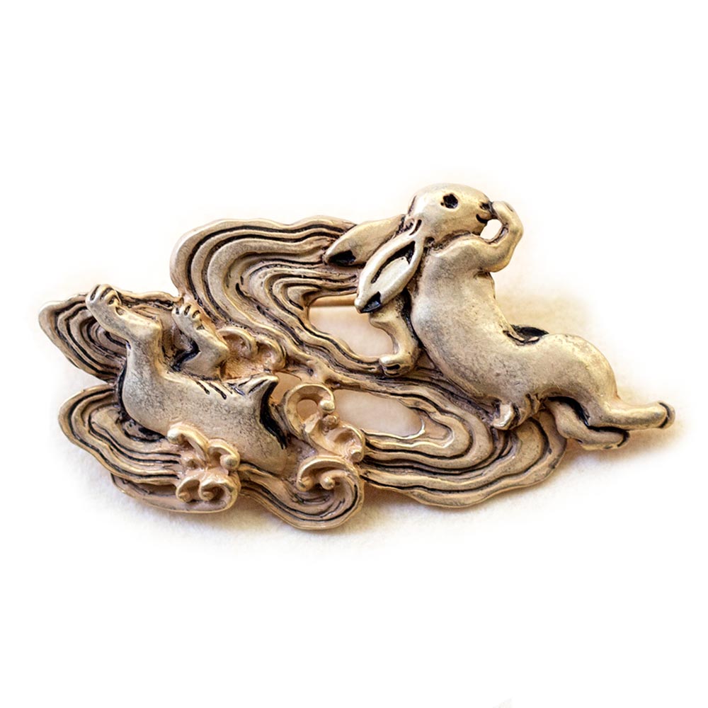 楽天市場】鳥獣戯画 ブローチの通販