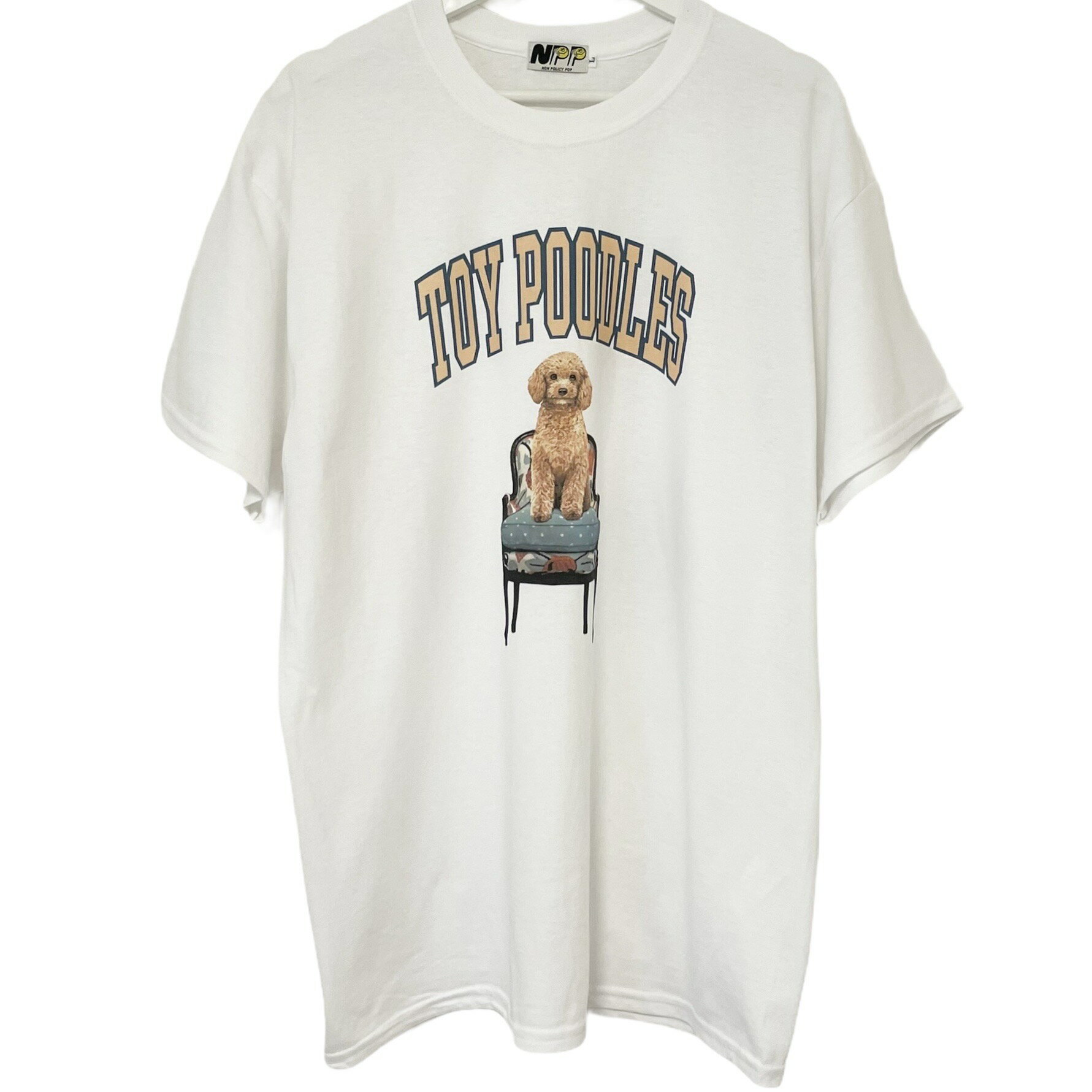 NON POLICY POP Dog T ノンポリシーポップ ドッグTシャツ 犬Tシャツ プリントTシャツ トイプードル 半袖
