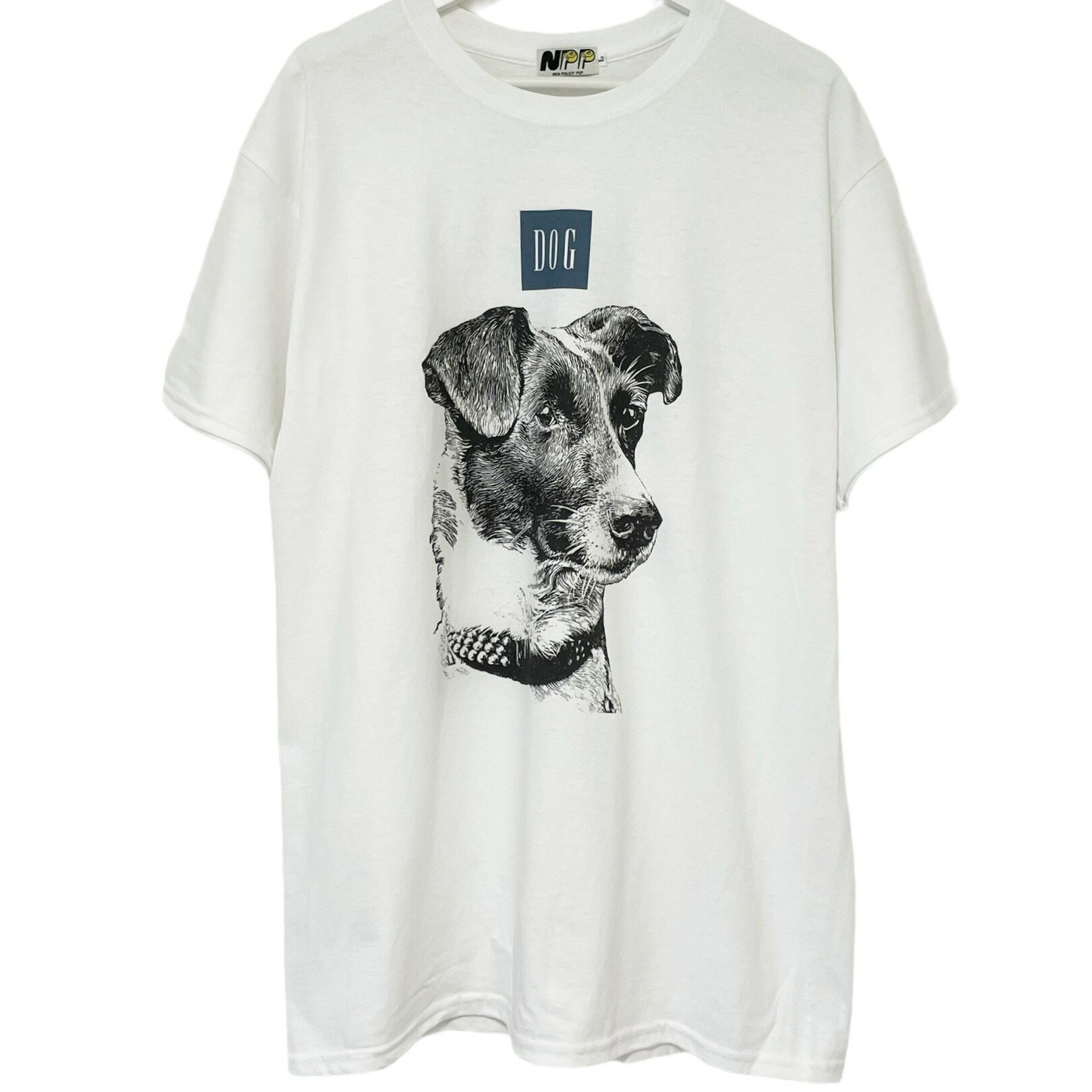 NON POLICY POP Dog T ノンポリシーポップ ドッグTシャツ 犬Tシャツ プリントTシャツ ドッグ 半袖