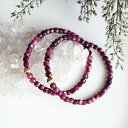 ルベライト★ピンクトルマリンの一連ブレスレット 〜Lina 天然石 ストーン シンプル ジュエリー 母の日 アクセサリー ハンドメイド プレゼント ギフト おで...