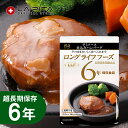 長期保存食 デミソース煮込みハンバーグ(100g)LLC LLF ロングライフフーズ レトルト 非常食 キャンプ 登山 アウトドア<防災セット・防災グッズ>
