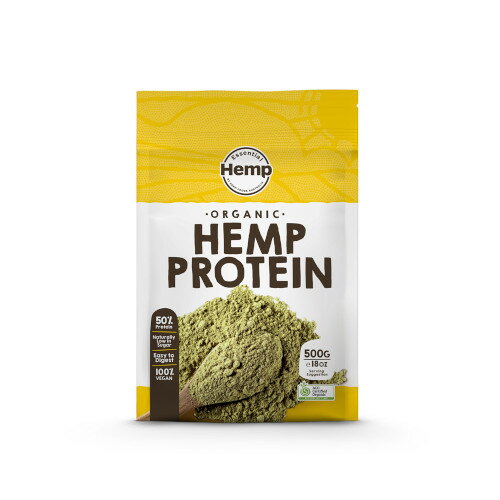 【レビューで最大10%OFFクーポン】HEMP PROTEIN 有機ヘンププロテイン 500g