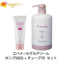 エバメールゲルクリーム ポンプ500S チューブ70g セット