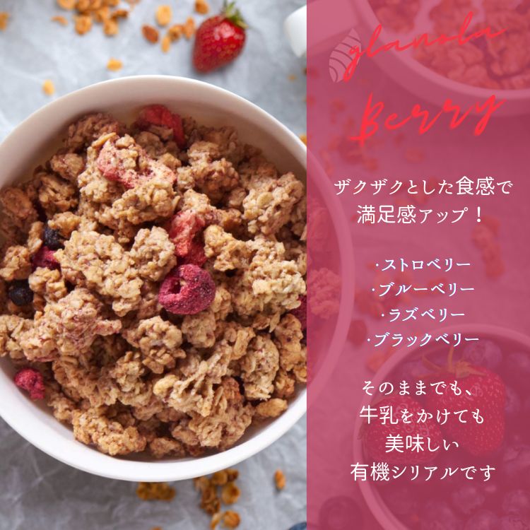 オーガニックグラノーラ ベリー 200g 2個セット