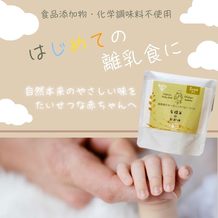 有機米のおかゆ 5ケ月期〜 80g 4個セット lippli-10841568 リプリ 楽天市場店 サンプル画像3