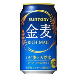 【あす楽】【4ケース価格】【送料無料】サントリー　金麦　350ml×96本(4ケース)【北海道・沖縄県・東北・四国・九州地方は必ず送料が掛かります。】