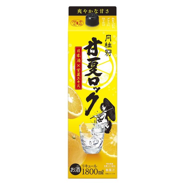 【送料無料】月桂冠 甘夏ロックパック1.8L×12本【北海道・沖縄県・東北・四国・九州地方は必ず送料が掛かります。】