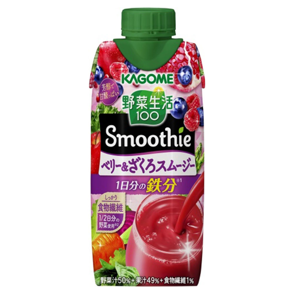 5/18P3 ̵KAGOME  100 Smoothie ٥꡼ࡼ 330ml2/24