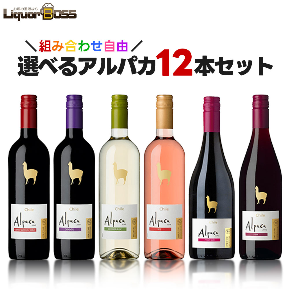 【あす楽】 【送料無料】ワイン セット選べるアルパカセットよりどり 12本 750ml×12本【北海道・沖縄県・東北・四国・九州地方は必ず送料がかかります】