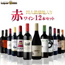 【あす楽】【送料無料】四大銘醸地入り！赤ワインセット [750ml×12本] 【北海道・東北・四国・九州・沖縄県は必ず送料がかかります】ワイン 飲み比べ ワインセット ギフト 泡 赤 赤だけ