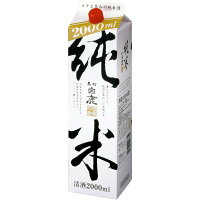 4/24日20時～25日限定P3倍 辰馬本家酒造 黒松白鹿 純米 パック 2000ml 2L 1本【ご注文は12本まで1個口配送可能】