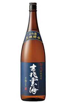 【送料無料】雲海酒造 吉兆雲海 そば 黒麹仕込み 25度 1800ml 1.8L×6本【北海道・沖縄県・東北・四国・九州地方は必ず送料が掛かります】