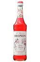 6/1は食フェス300円OFFクーポン取得可 【送料無料】MONIN モナン さくら・シロップ 700ml 1本【ご注文は12本まで同梱可能】ノンアルコール シ...