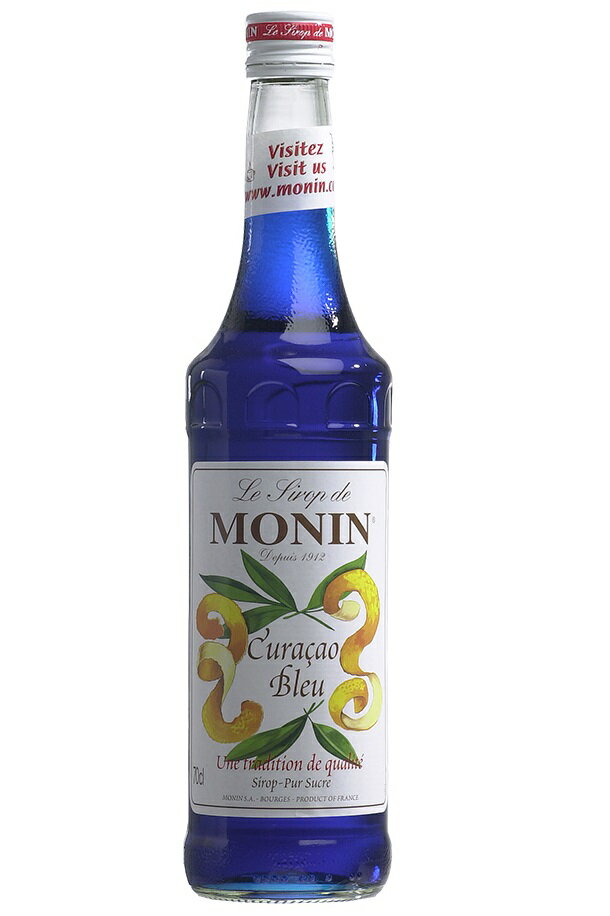 6/1限定P3倍＆300円OFFクーポン配布中 【送料無料】MONIN モナン ブルーキュラソウ・シロップ 700ml 1本【ご注文は12本まで同梱可能】ノンアルコール シロップ