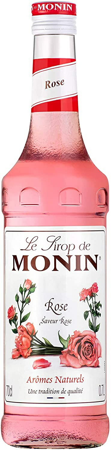 5/25限定P3倍 【送料無料】MONIN モナン ローズ・シロップ 700ml×6本ノンアルコール シロップ