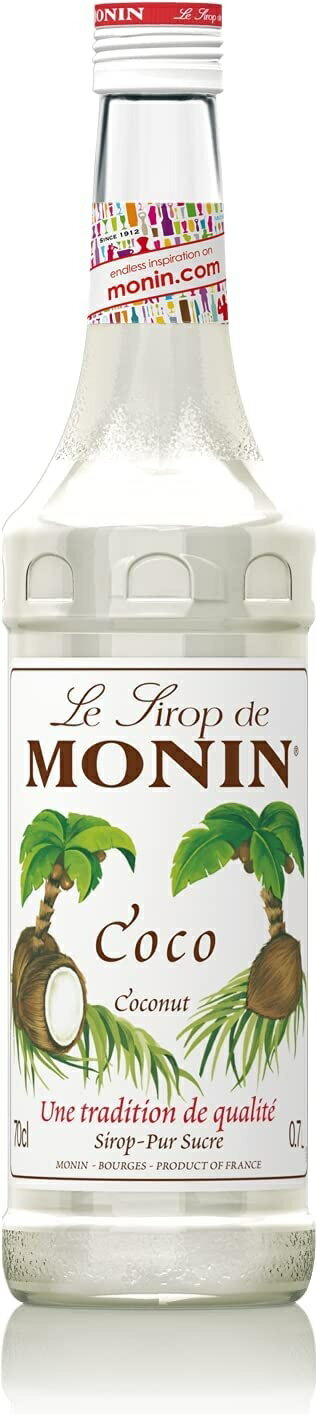 【ケース販売】【送料無料】MONIN モナン ココナッツ・シロップ 700ml×12本ノンアルコール シロップ