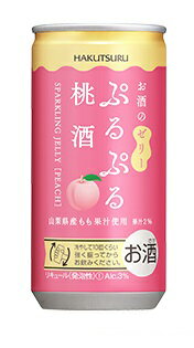 白鶴 ぷるぷる桃酒 190ml×1ケース/30本