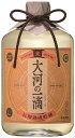 ●内容量 720ml ●アルコール分 25％ ●原材料 麦・麦麹 ●商品特徴 厳選された原料と宮崎・綾の日本有数の照葉樹林が生みだす清らかな水を仕込み水に、綾蔵の熟練の蔵人たちにより丁寧に仕込まれた本格麦焼酎の原酒を、長期に渡り樫樽の中で貯蔵熟成させました。 本格麦焼酎本来の爽やかな味わいに、樽貯蔵することで樫樽由来の香りとまろやかな琥珀の世界が加わった本格麦焼酎の逸品です。キレのある、まろやかな味わいが特徴です。大河の一滴は、3年以上樽貯蔵100％の【長期熟成貯蔵酒】です。2015年モンドセレクション　最高金賞を受賞しました。