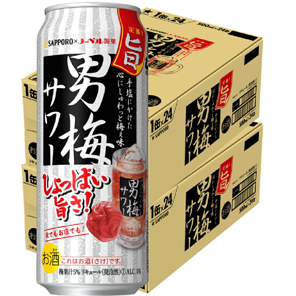 ●内容量 500ml×48本 ●原材料 梅、スピリッツ、糖類、酸味料、香料、果実色素、ビタミンC、カラメル色素 ●アルコール分 5％ ●商品特徴 ◎2014年5月27日新発売 梅果汁の酸味としょっぱい塩味が組み合わさった梅干風味です。