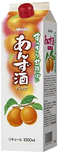 メルシャン あんず酒 パック 1000ml 1L 1本【ご注文は12本まで一個口配送可能】